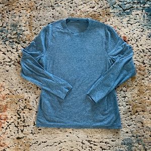 Mens Lululemon Blue Longsleeve Shirt Fits an XL